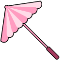 VSCO Girl Parasol and Palm Tree pointer