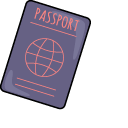 VSCO Girl Passport and Airplane Window pointer