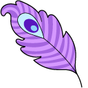 VSCO Girl Peacock Feather and Magic Ball pointer