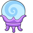 VSCO Girl Peacock Feather and Magic Ball cursor