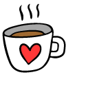 VSCO Girl Phone and Cup with Heart cursor