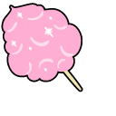 VSCO Girl Pink and Blue Cotton Candy pointer