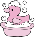 VSCO Girl Pink Bath Duck cursor