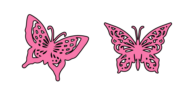 VSCO Girl Pink Butterflies