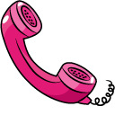 VSCO Girl Pink Handset and Bubble Gum pointer