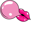 VSCO Girl Pink Handset and Bubble Gum cursor