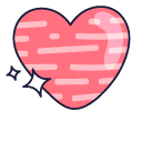 VSCO Girl Pink Hearts cursor