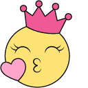 VSCO Girl Pink Kiss and Kissing Smile cursor