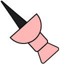 VSCO Girl Pink Pushpins pointer