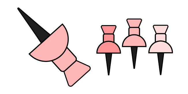 VSCO Girl Pink Pushpins