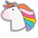 VSCO Girl Playful Unicorn pointer