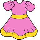 VSCO Girl Princess Mirror and Pink Dress cursor