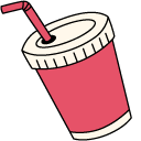 VSCO Girl Red Chicken Bucket and Drink pointer