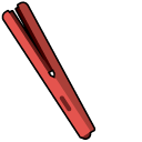 VSCO Girl Red Hair Iron pointer