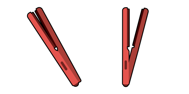 VSCO Girl Red Hair Iron