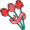 VSCO Girl Red Roses pointer