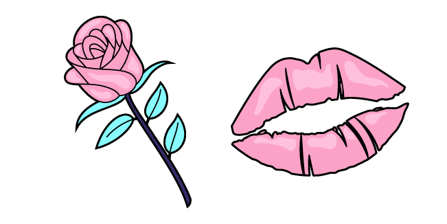 VSCO Girl Rose and Kiss