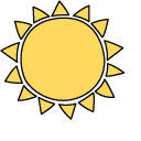 VSCO Girl Round Sunglasses and Sun cursor