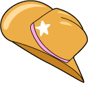 VSCO Girl Safety Pin and Cowboy Hat cursor