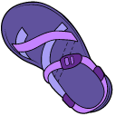 VSCO Girl Sandals and Mountains pointer