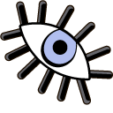 VSCO Girl Shell Choker and Eye cursor