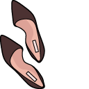 VSCO Girl Shoes and Cosmetic Bag pointer