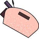 VSCO Girl Shoes and Cosmetic Bag cursor