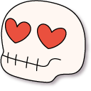 VSCO Girl Skeleton and Peace cursor