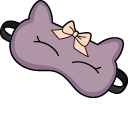 VSCO Girl Slippers and Sleep Mask cursor