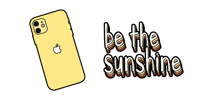 VSCO Girl Smartphone and Be The Sunshine