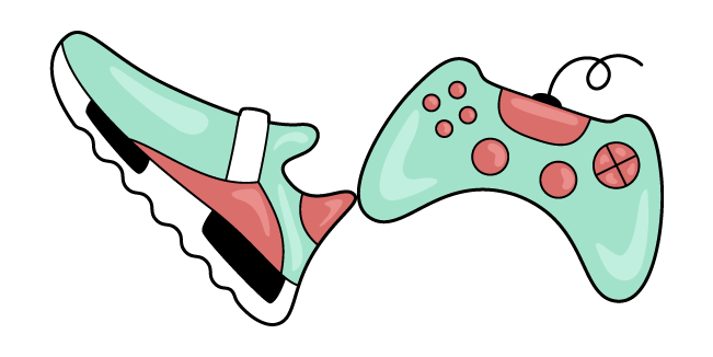 VSCO Girl Sneaker and Joystick