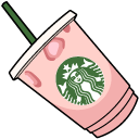 VSCO Girl Starbucks Cup and Peach pointer