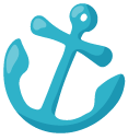 VSCO Girl Starfish and Anchor cursor