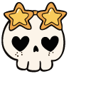VSCO Girl Stylish Skulls cursor
