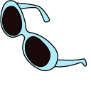 VSCO Girl Sunglasses and Car License Plate pointer