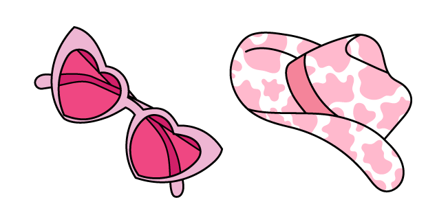 VSCO Girl Sunglasses and Cowboy Hat