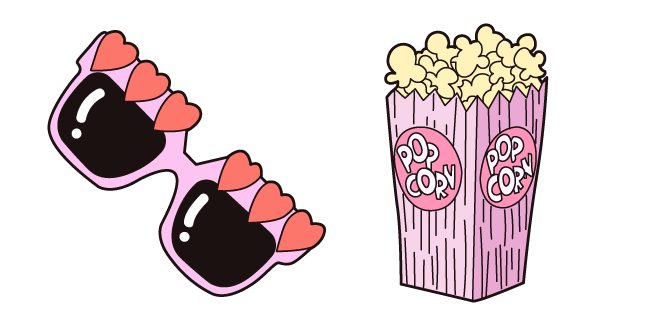 VSCO Girl Sunglasses and Popcorn