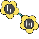 VSCO Girl Surfboard and Flower Sunglasses cursor