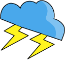 VSCO Girl Thundercloud and Colored Umbrella pointer