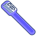 VSCO Girl Toothbrush and Toothpaste pointer