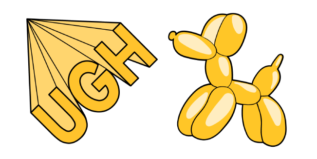 VSCO Girl Ugh and Balloon Dog