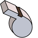 VSCO Girl Whistle and Tennis Ball pointer