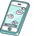 VSCO Girl Wi-Fi and Phone cursor