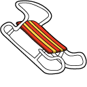 VSCO Girl Winter Sled and Snowman pointer