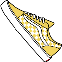 VSCO Girl Yellow Sunglasses and Sneakers cursor