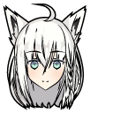Hololive Shirakami Fubuki cursor