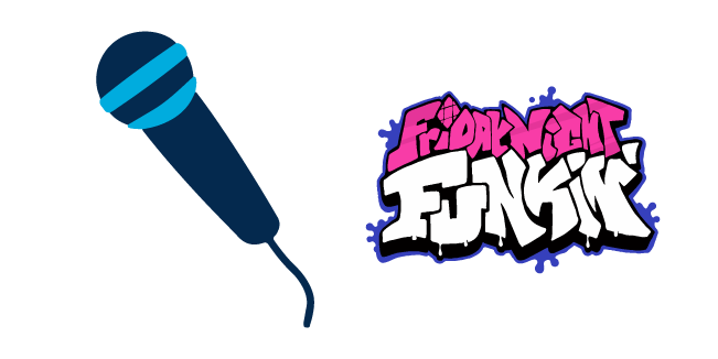Fiday Night Funkin' Game Logo and Mike