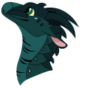 Wings of Fire Moonwatcher and Qibli pointer