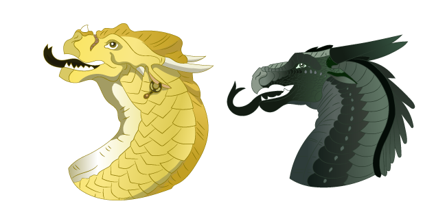 Wings of Fire Qibli and Moonwatcher