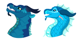 Wings of Fire Riptide and Princess Tsunami